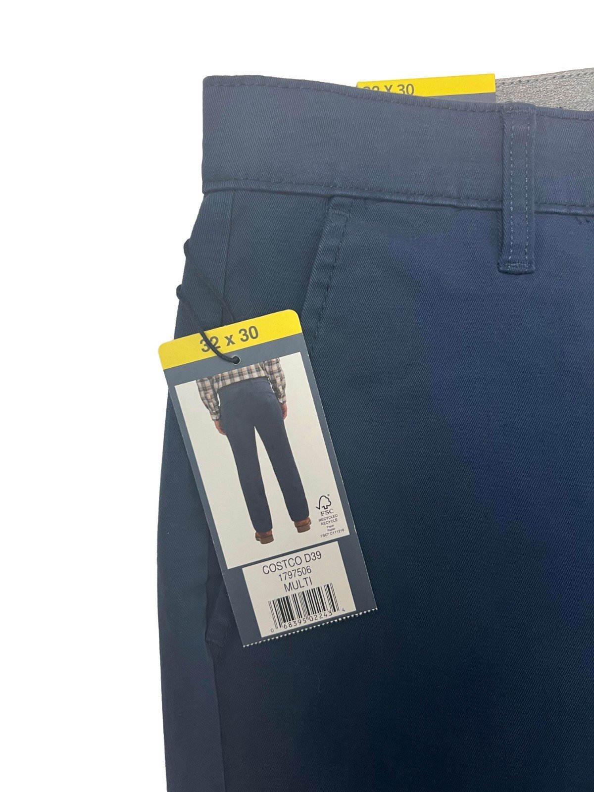 Nautica Men’s Navy Blue Straight Fit Pants - Image 6