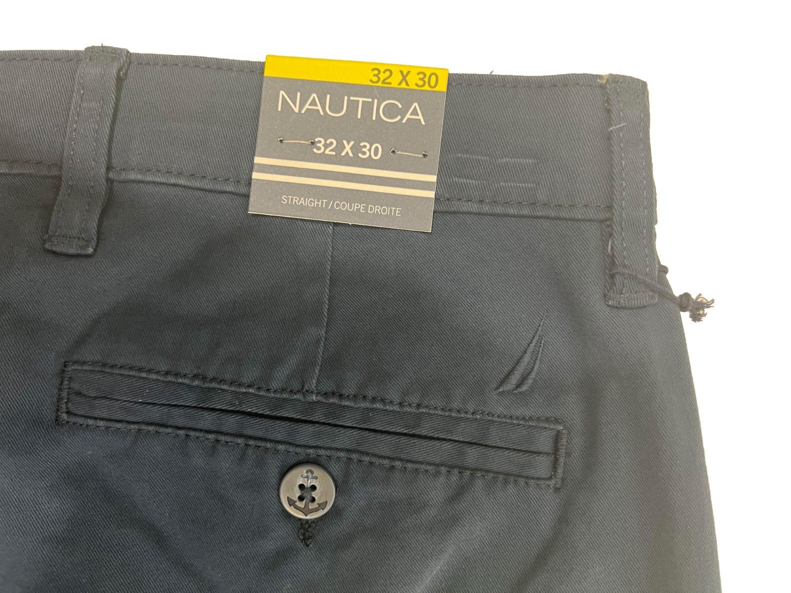Nautica Men’s Navy Blue Straight Fit Pants - Image 10