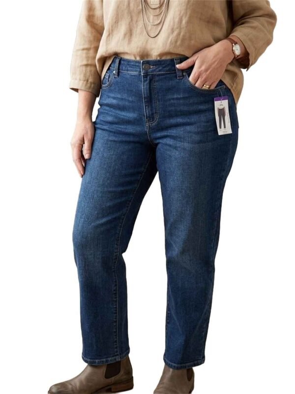 Amanda Women’s Blue Straight Leg Denim Jeans