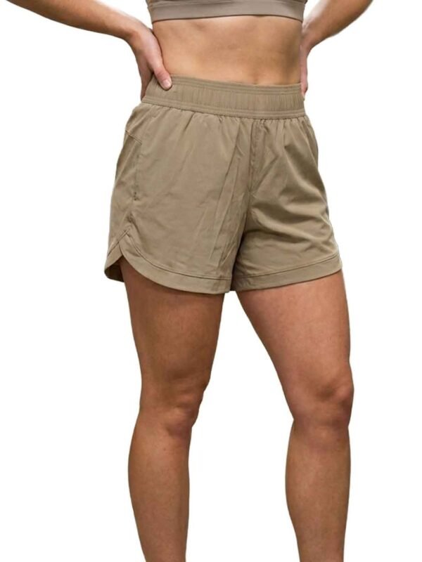 Tuff Athletics Women's Khaki Active Shorts