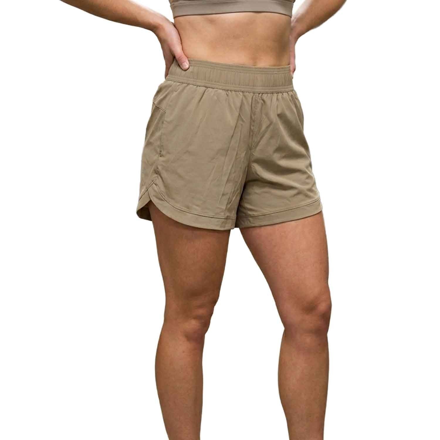 Tuff Athletics Women's Khaki Active Shorts