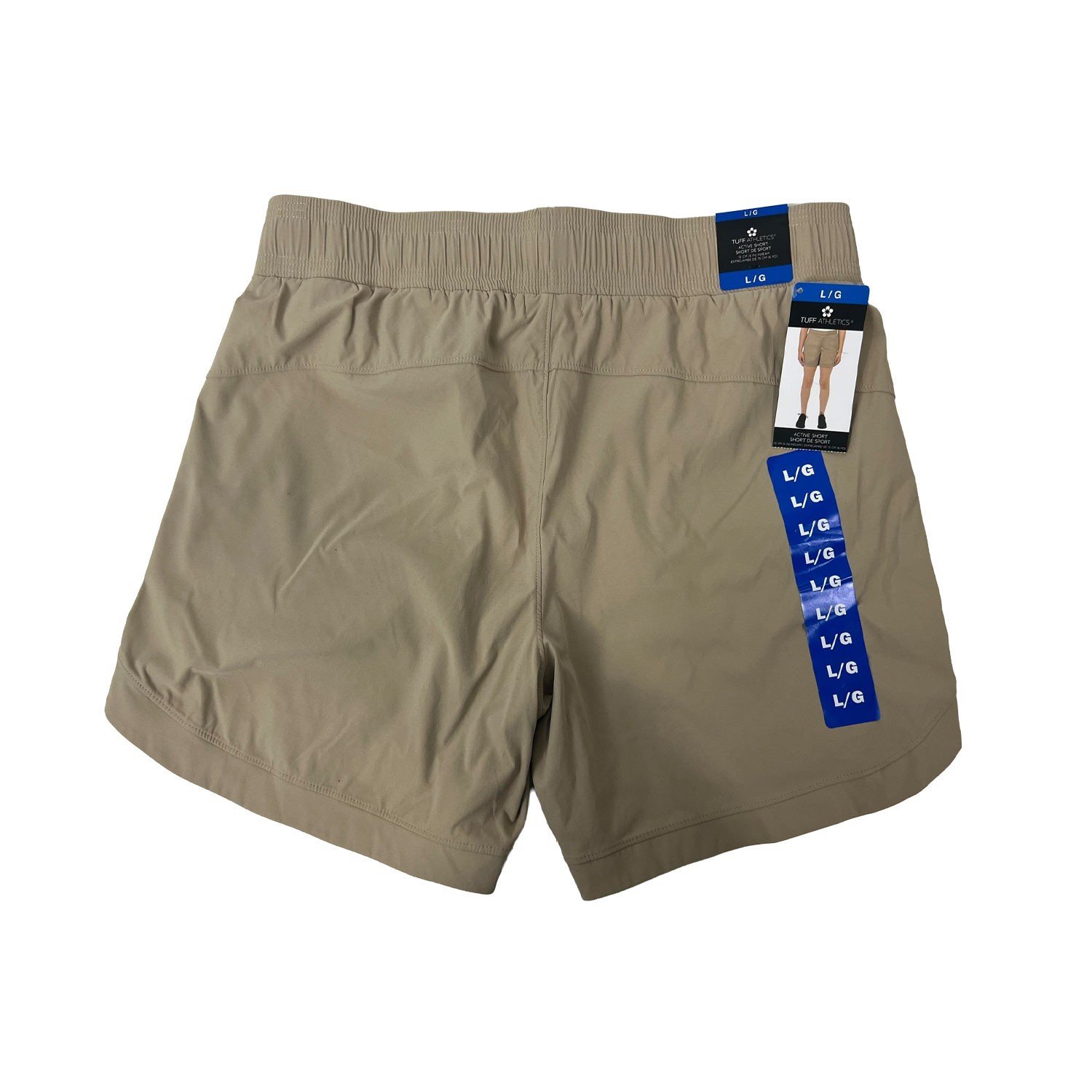 Tuff Athletics Women's Khaki Active Shorts - Image 3
