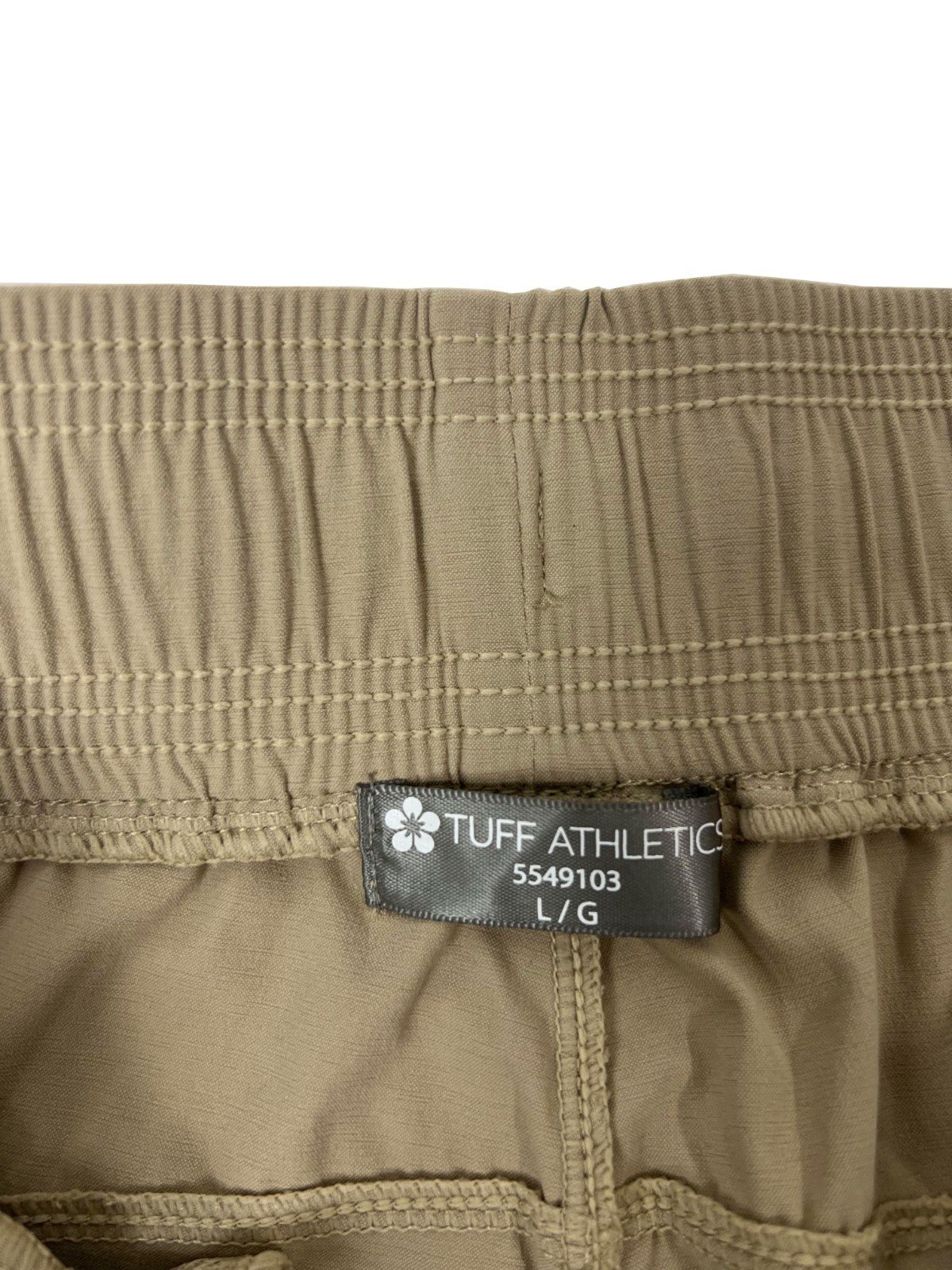 Tuff Athletics Women's Khaki Active Shorts - Image 7