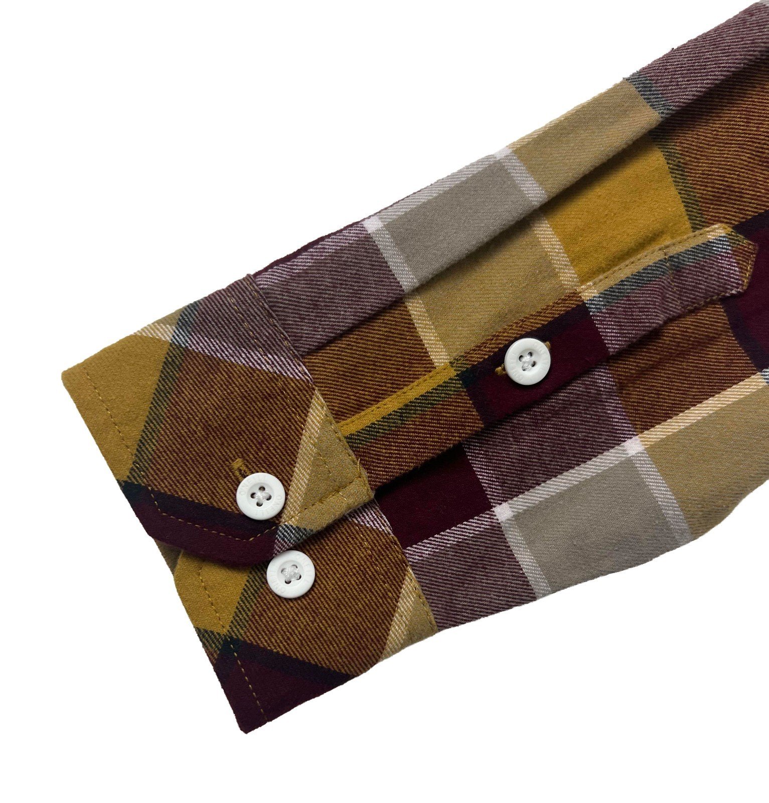 O'Neill Youth’s Orange Plaid Long Sleeve Flannel Shirt - Image 10