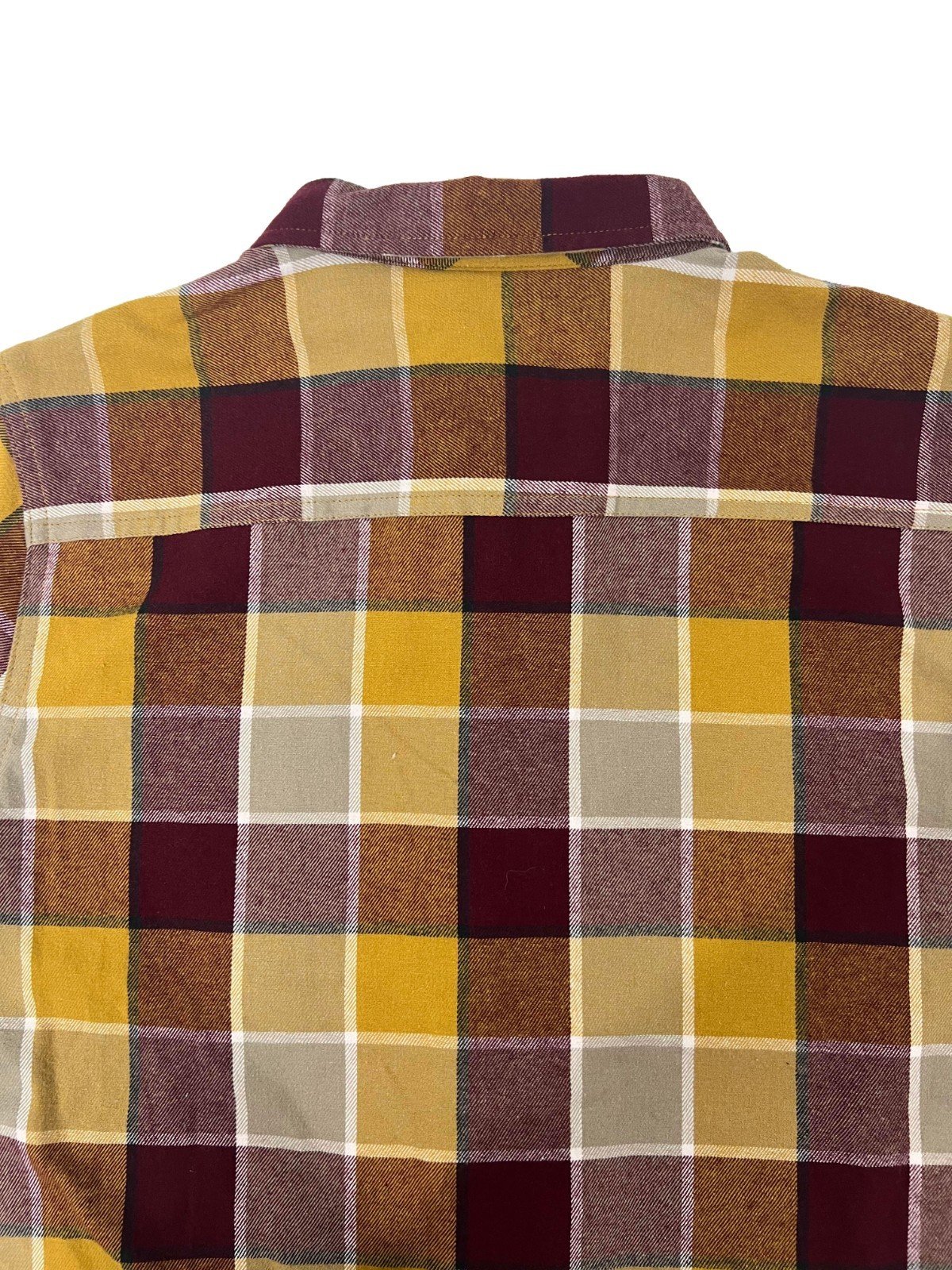 O'Neill Youth’s Orange Plaid Long Sleeve Flannel Shirt - Image 12