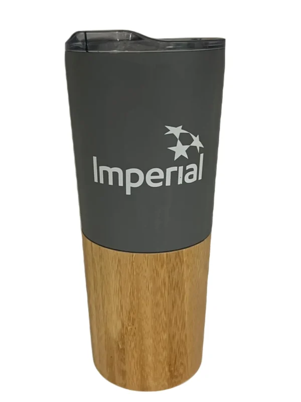 Half Wood Travel Mug