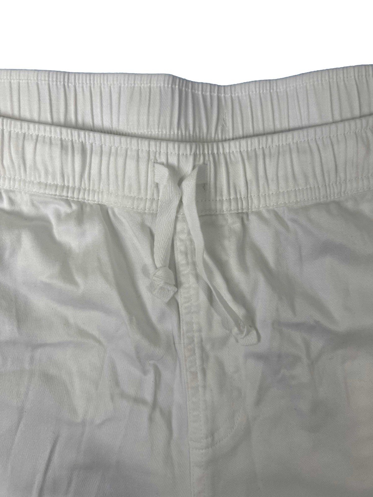 Buffalo Women's White Shorts Pull-On Drawstring Four-pocket Styling - Image 4