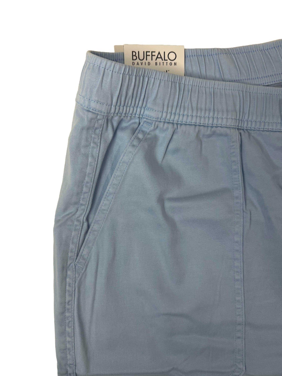 Buffalo Women's Blue Shorts Pull-On Drawstring Four-pocket Styling - Image 5