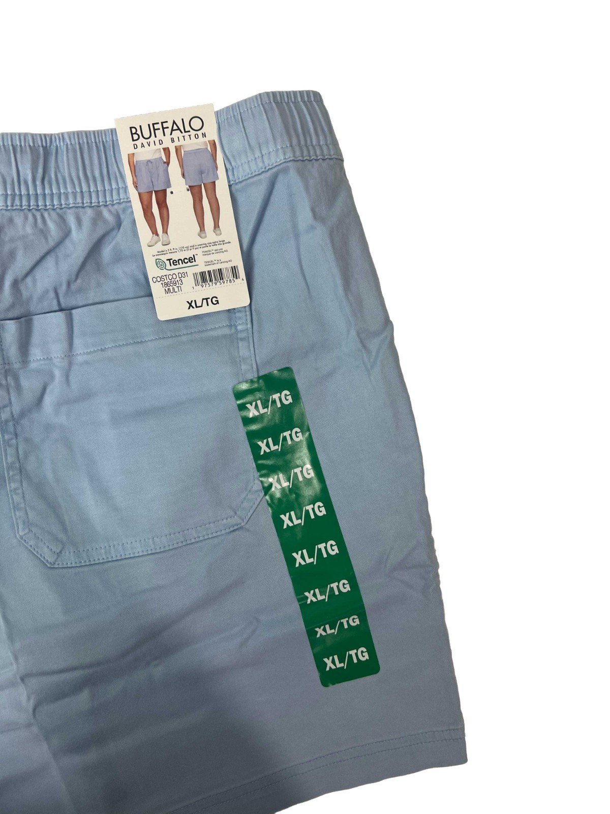 Buffalo Women's Blue Shorts Pull-On Drawstring Four-pocket Styling - Image 10