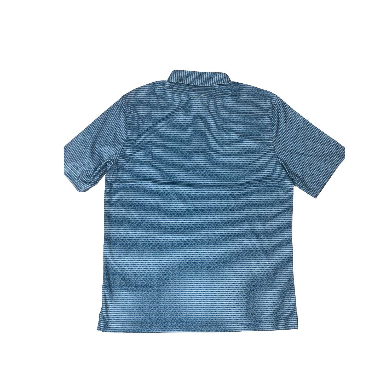 Greg Norman Men's Blue T-Shirt Polo Short Sleeve 3 Button Tee - Image 3