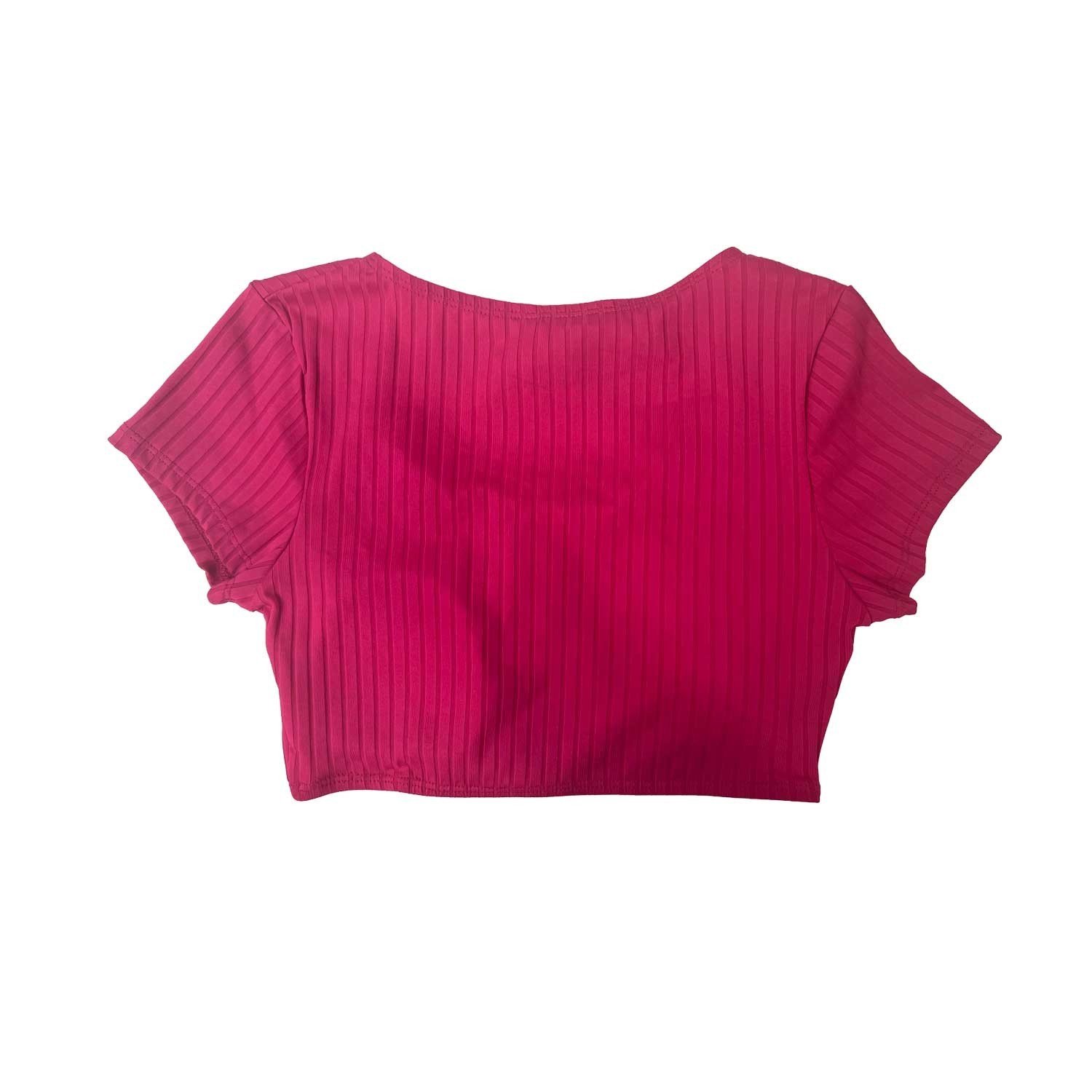 Decree Women's Cheerful Pink Top Removable Cups - Image 3