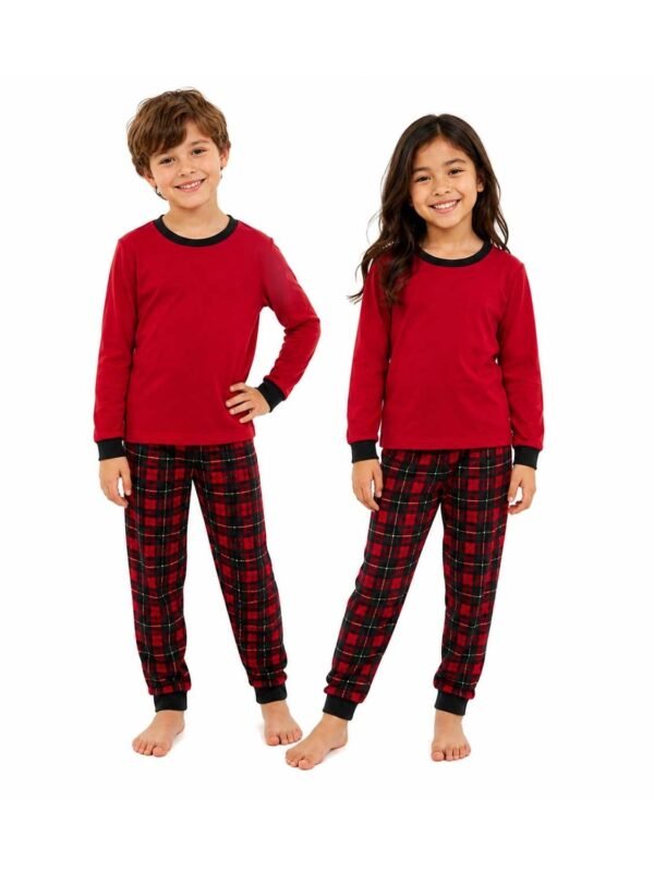 Eddie Bauer Kids Red & Black Pyjama Set 4 Piece