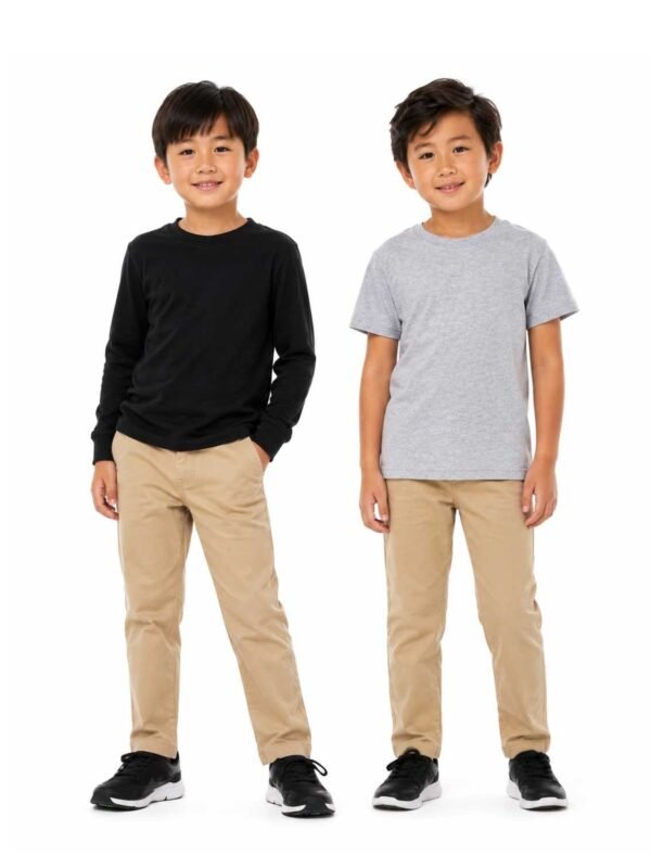 Andy & Evan Kids' 3-Piece Short Sleeve Tee, Long Sleeve Tee, Pants Set