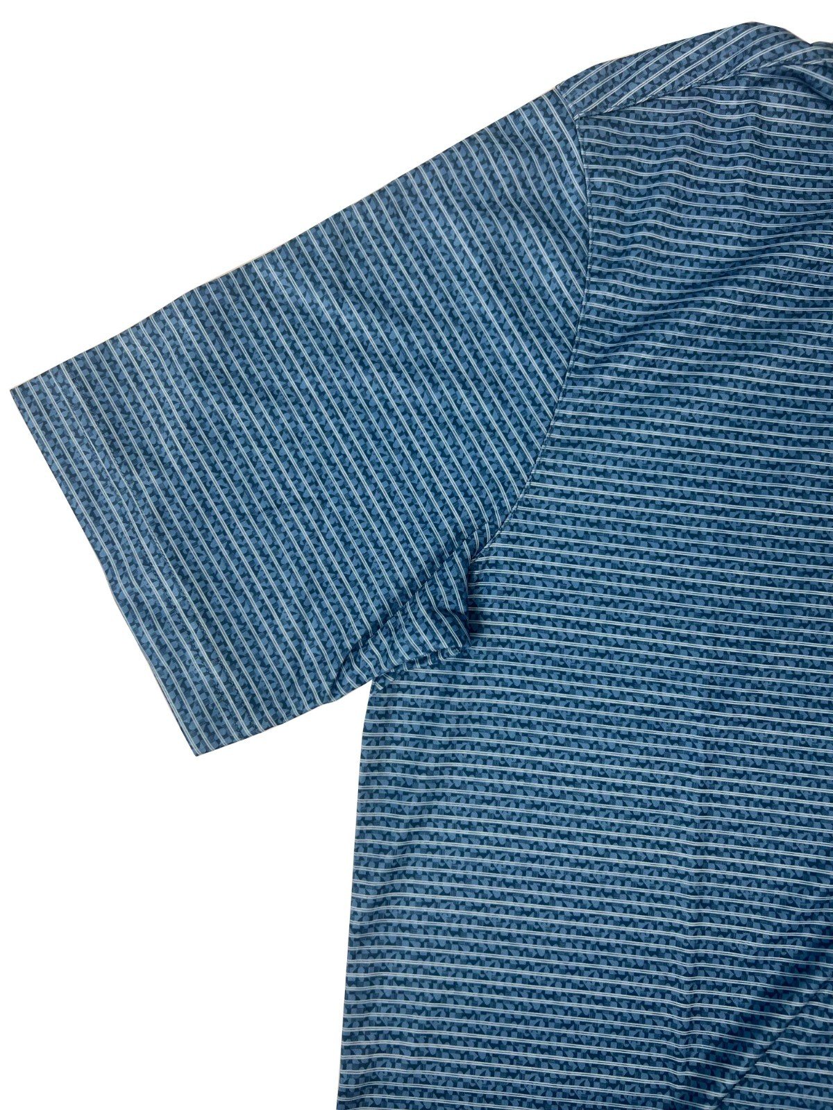 Greg Norman Men's Blue T-Shirt Polo Short Sleeve 3 Button Tee - Image 9