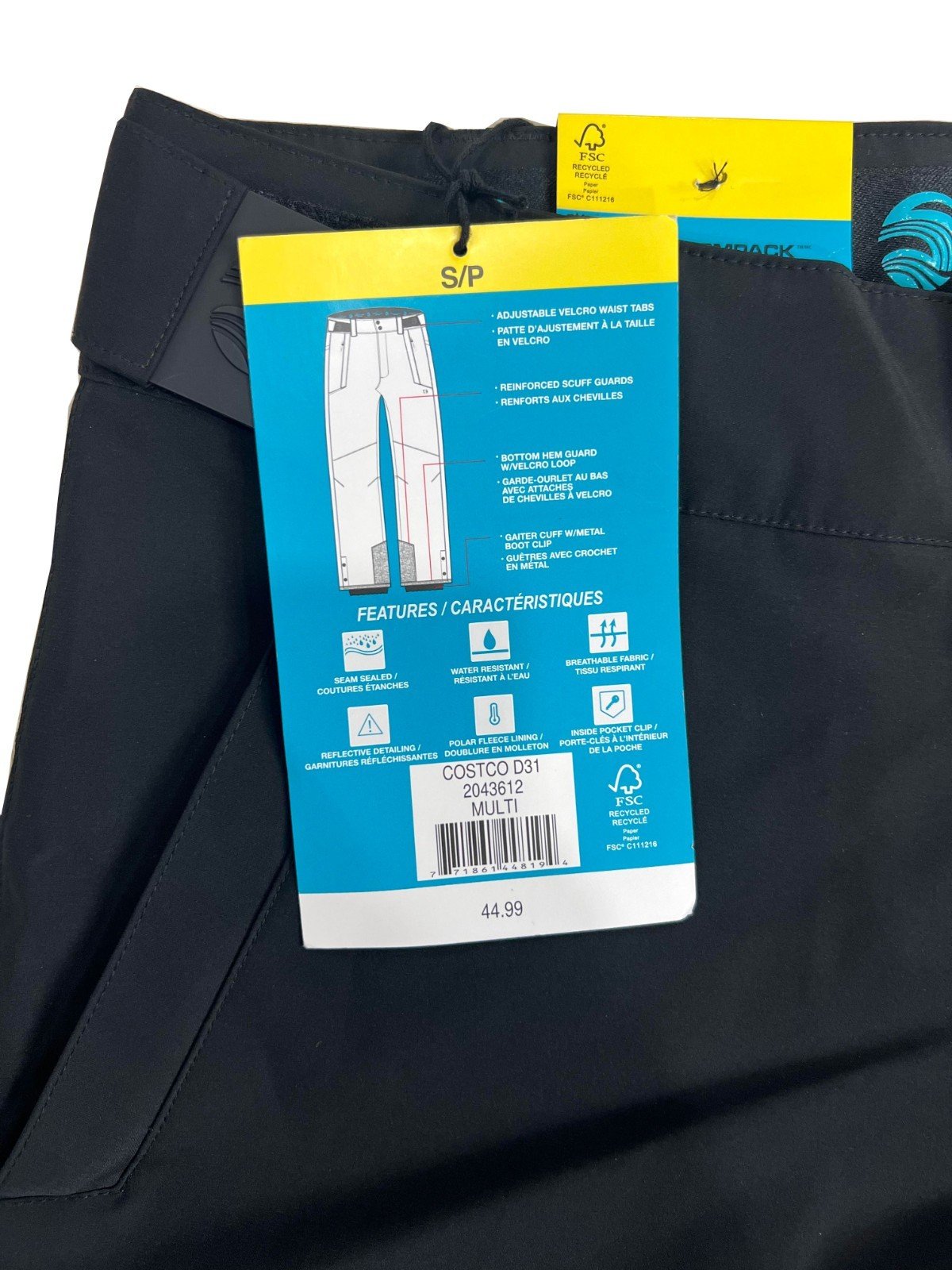 Stormpack Sunice Women’s Black Snowpants Breathable Fabric Size - S - Image 15