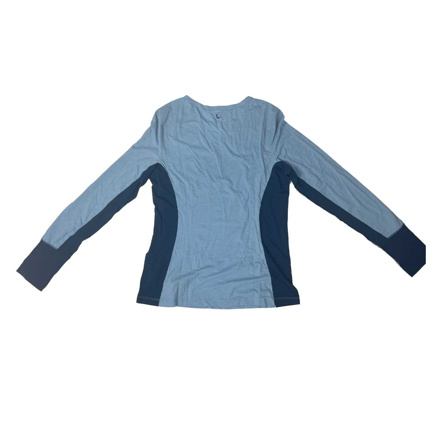 Lole Women’s Blue Top Merino Wool Blend Baselaye L/S - Image 3