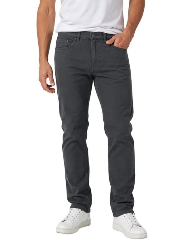 Jachs Ny Men's Grey Pant 5 Pocket Stretch Straight Fit