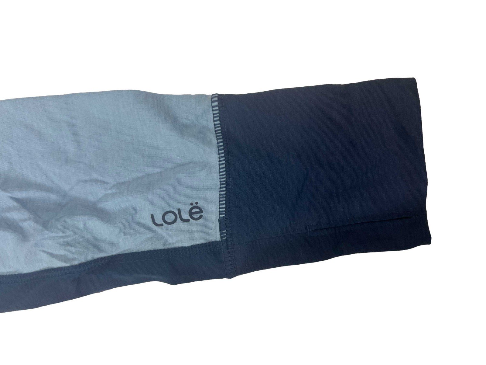 Lole Women’s Blue Top Merino Wool Blend Baselaye L/S - Image 9