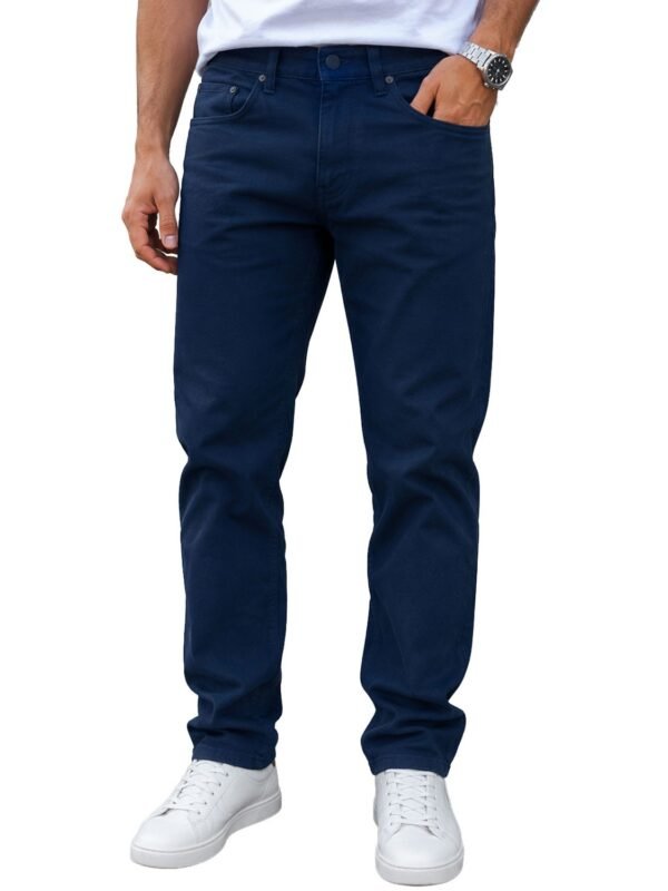Banana Republic Men's Navy Chino Pants Slim Fit Straight Leg Stretch