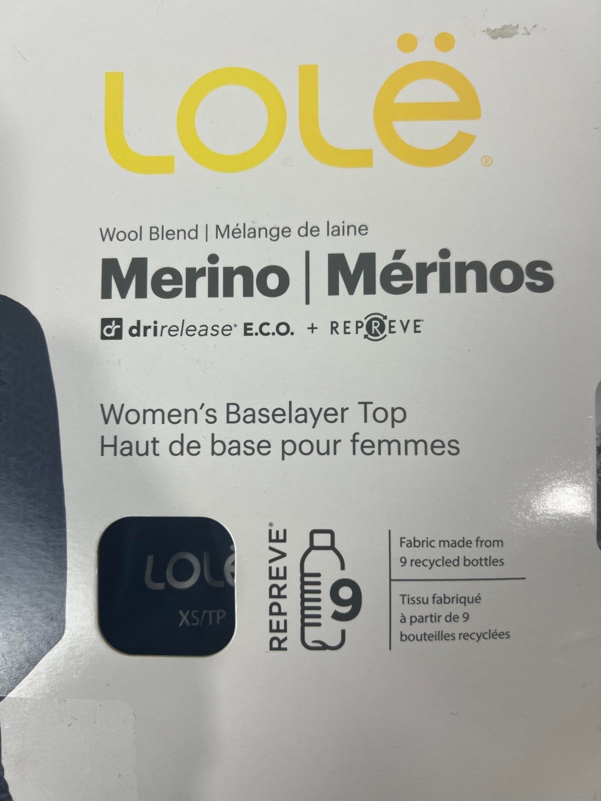 Lole Women’s Dark Blue Top Merino Wool Blend Baselaye L/S - Image 16