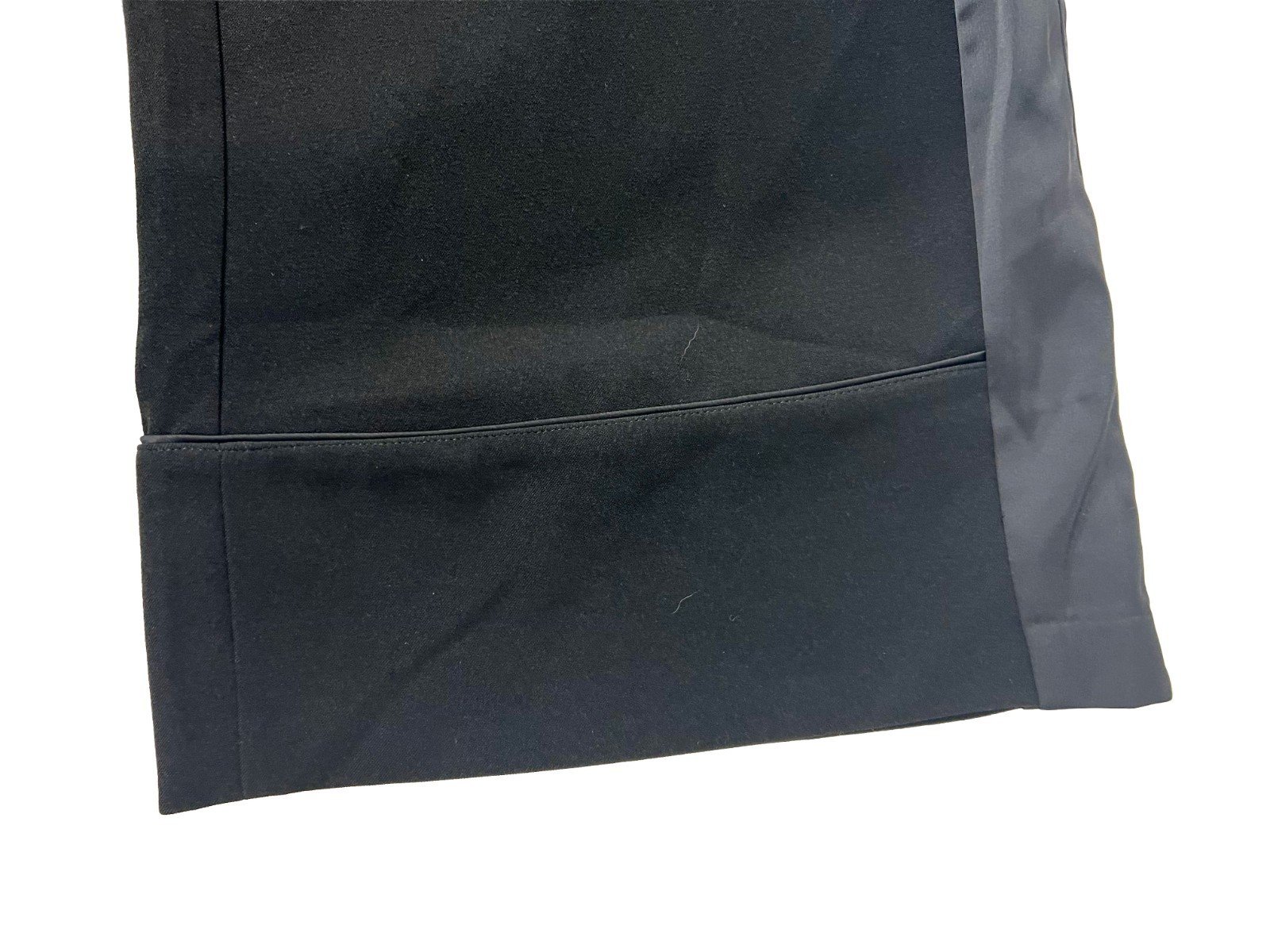 Worthington X Jason Bolden Women's Black Pant Satin Trim Wide Leg (044) - Image 11