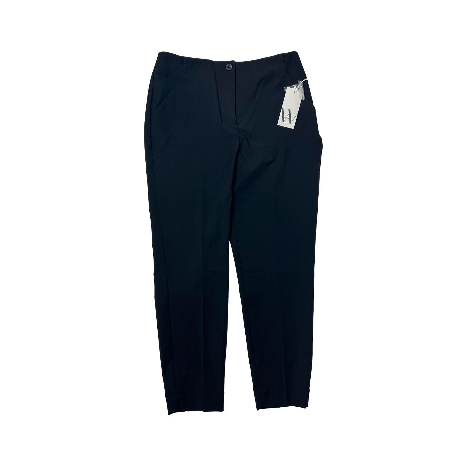 Worthington Women's Black Pants Wrinkle Free Slim Ankle High Rise (040) - Image 2