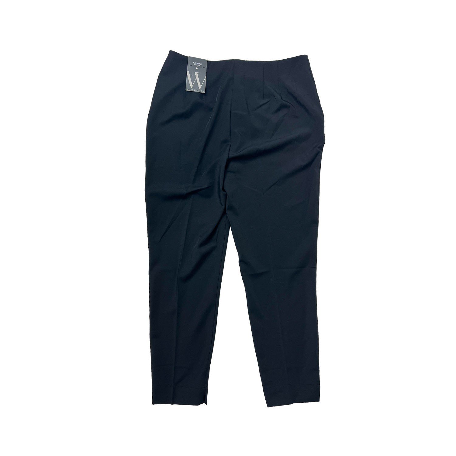 Worthington Women's Black Pants Wrinkle Free Slim Ankle High Rise (040) - Image 3
