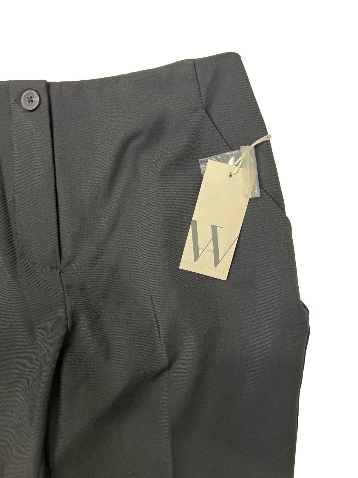 Worthington Women's Black Pants Wrinkle Free Slim Ankle High Rise (040) - Image 7