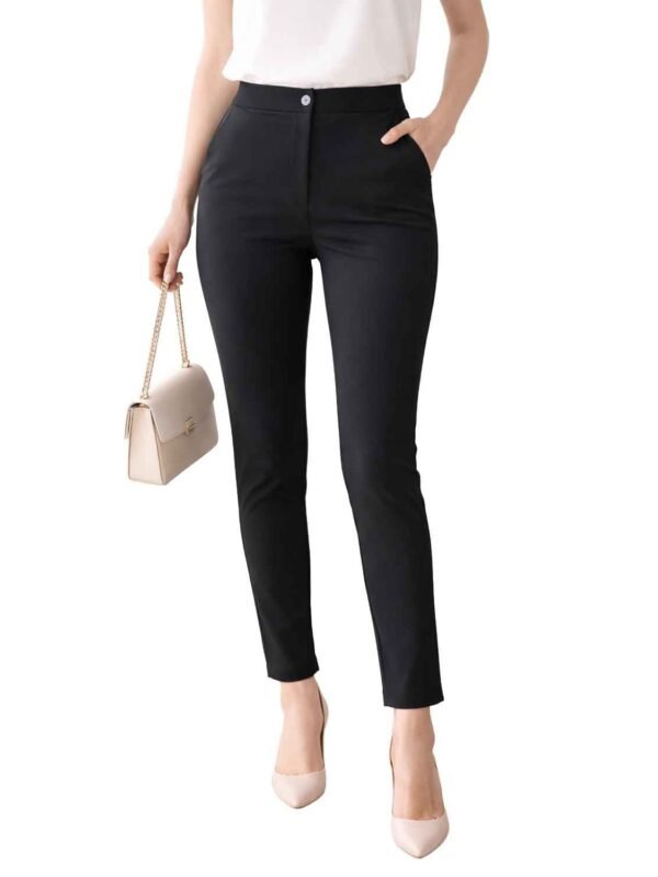 Worthington Women's Black Pant Ultra Stretch Ponte High-Rise Legging (033)