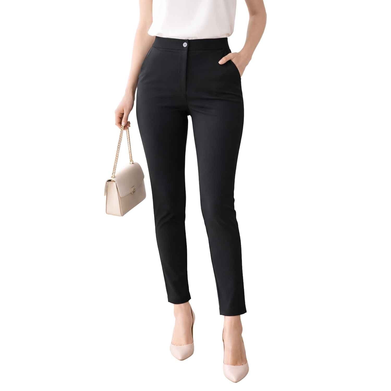 Worthington Women's Black Pant Ultra Stretch Ponte High-Rise Legging (033)
