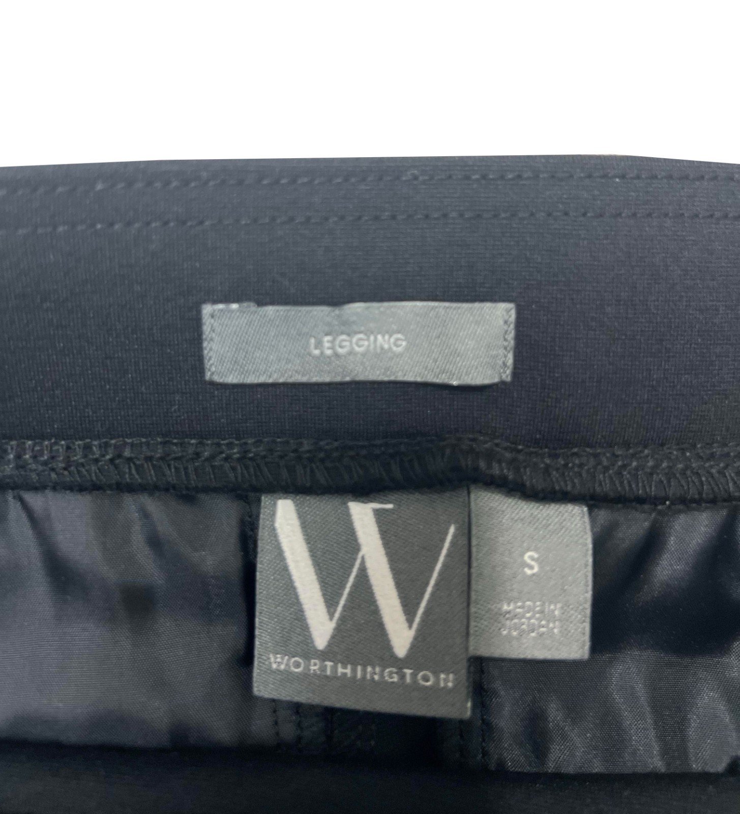 Worthington Women's Black Pant Ultra Stretch Ponte High-Rise Legging (033) - Image 8