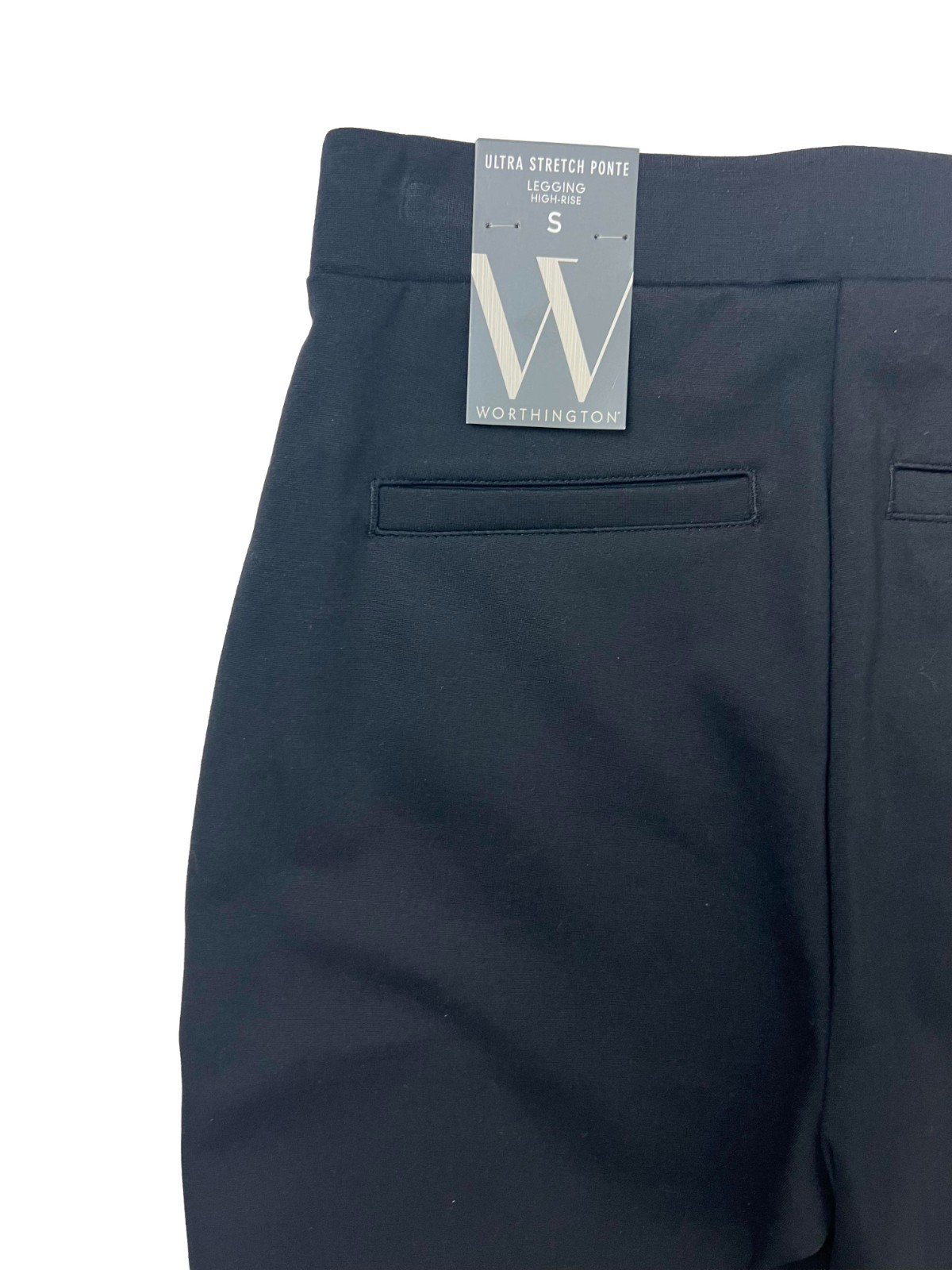 Worthington Women's Black Pant Ultra Stretch Ponte High-Rise Legging (033) - Image 10