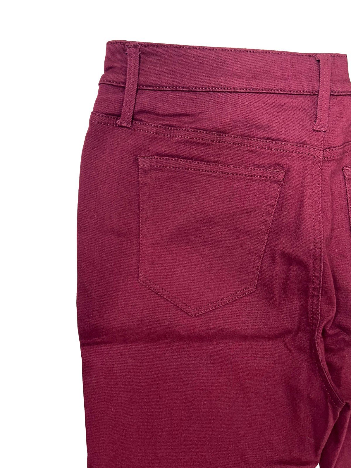 United Colors of Benetton Women's Burgundy Pants High Rise 5-Pocket (028) - Image 7