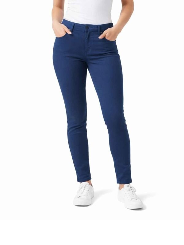 United Colors of Benetton Women's Blue Pants High Rise 5-Pocket (027)