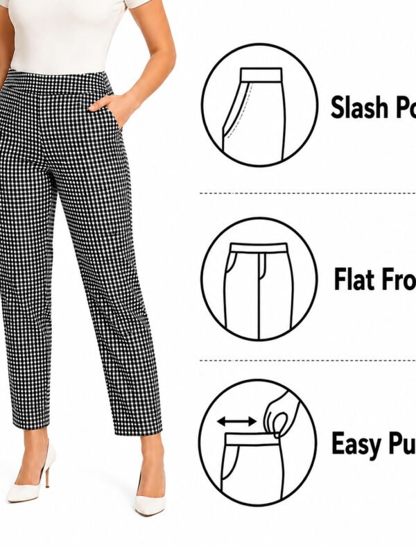S.C. & Co. Women's Black Pull-on Ankle Pant