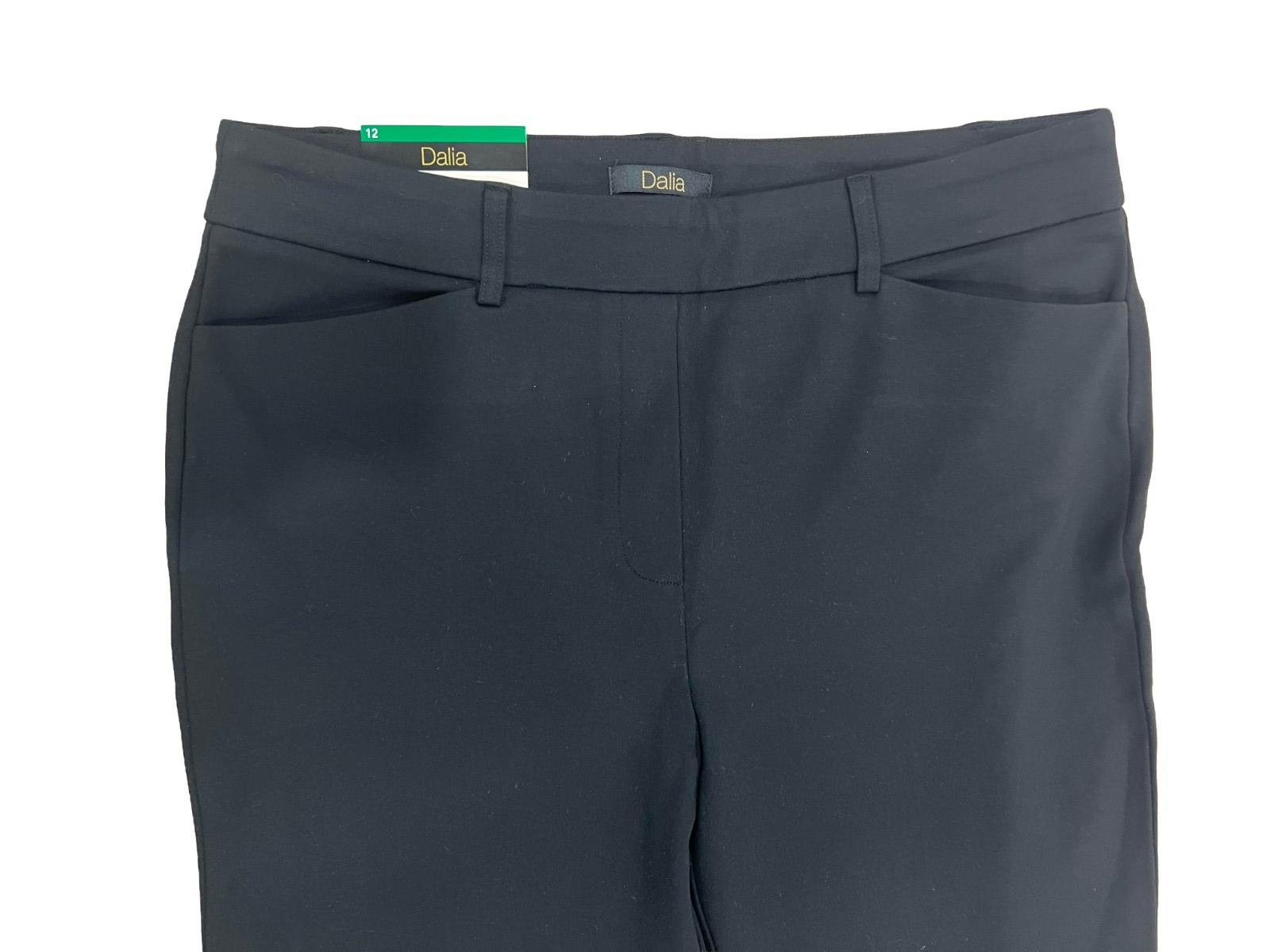 Dalia Women's Black Pants Pull-On Tummy Control Size - 12 - Image 4