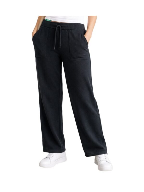 Lazy Pants Women’s Black Knit Straight Leg Pants Size - XL