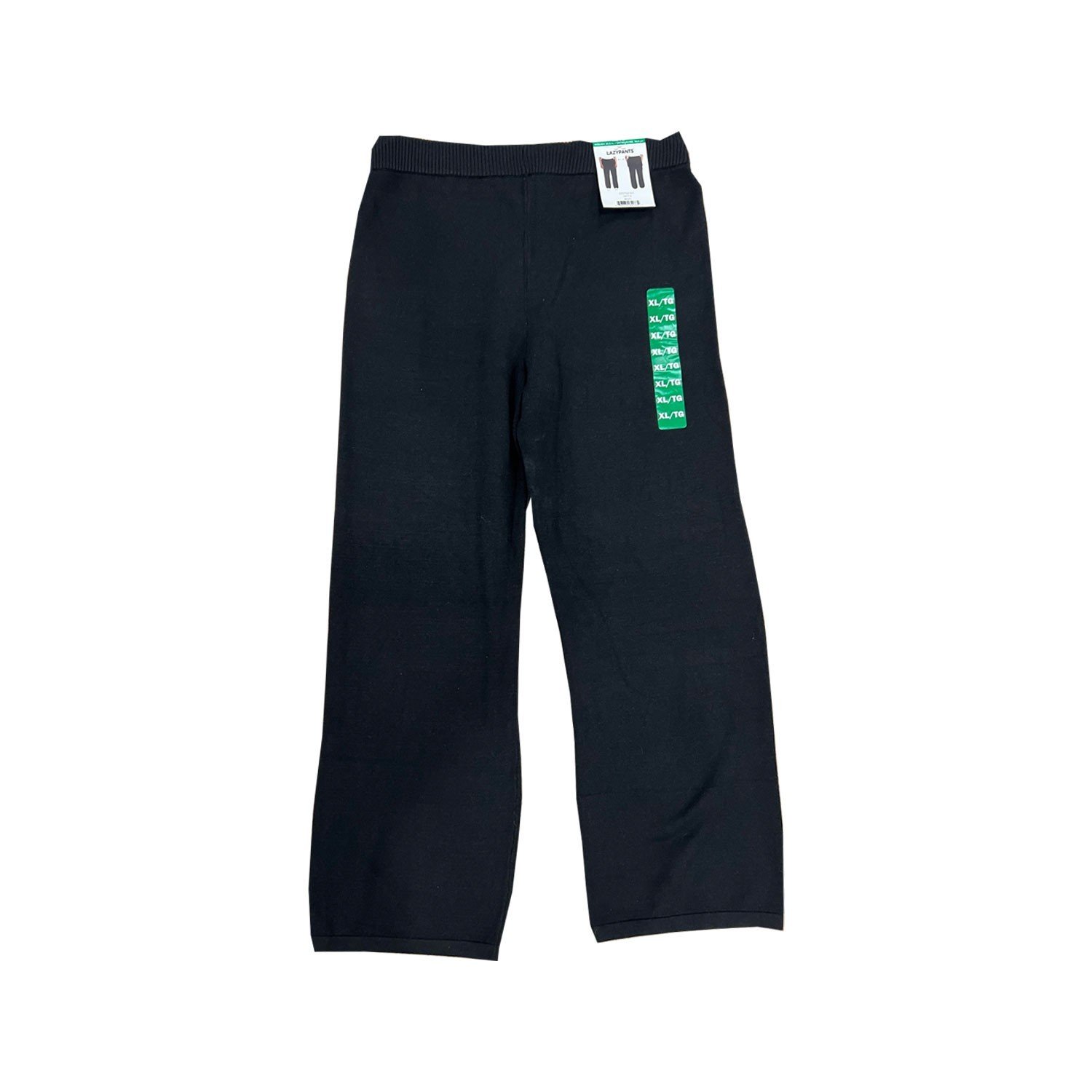Lazy Pants Women’s Black Knit Straight Leg Pants Size - XL - Image 3