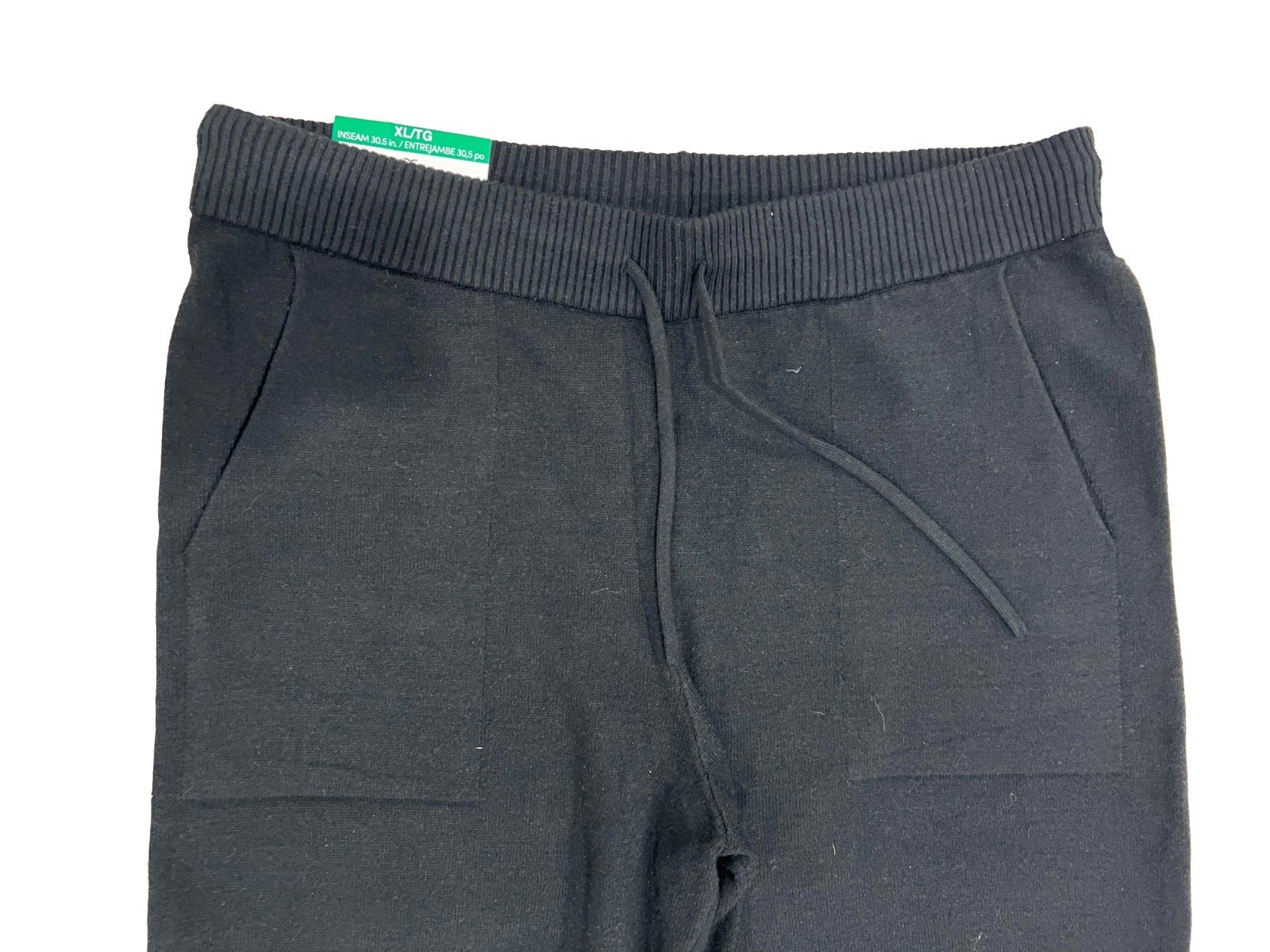 Lazy Pants Women’s Black Knit Straight Leg Pants Size - XL - Image 4