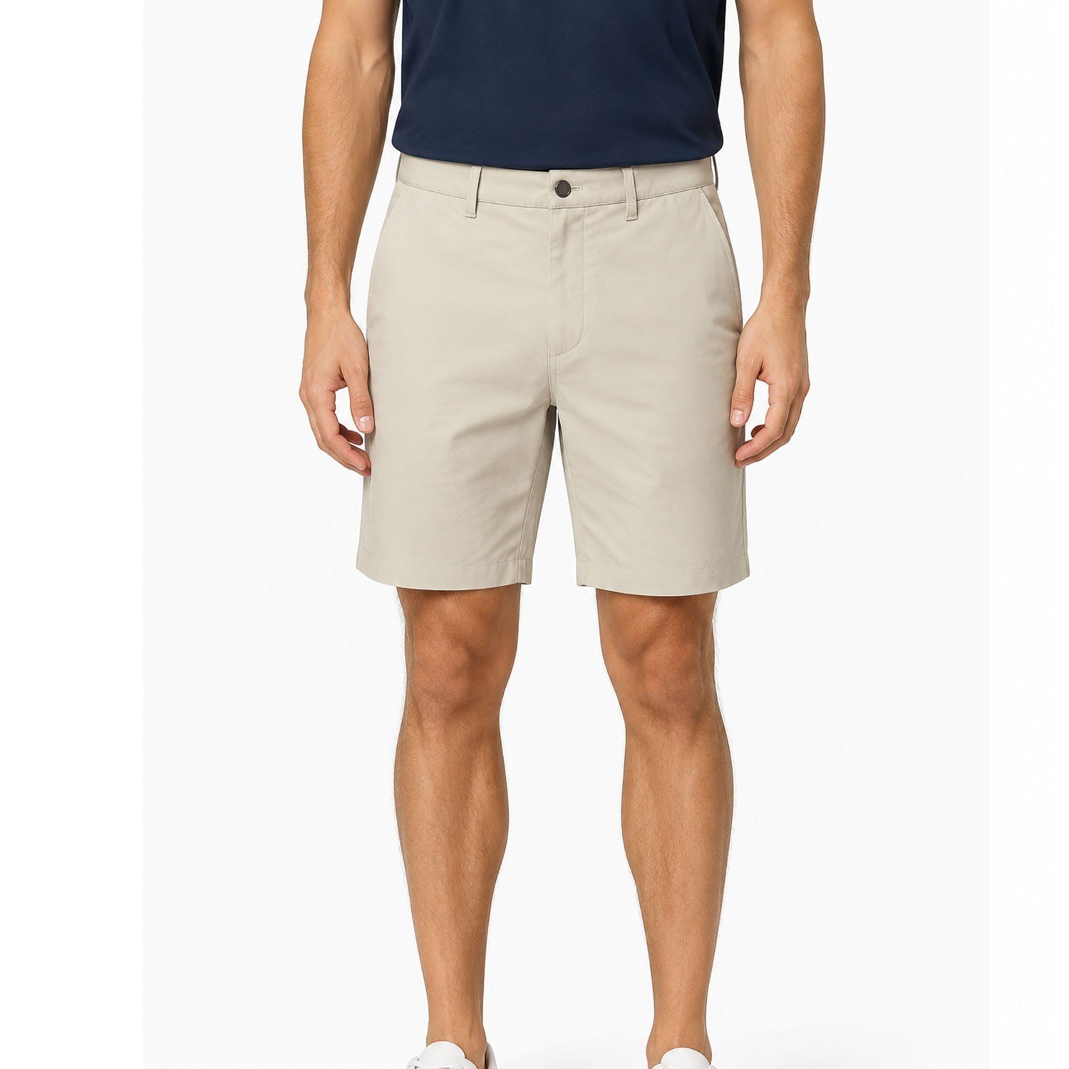 Kirkland Signature Men's Beige Shorts Classic Fit Stretch Size - 42