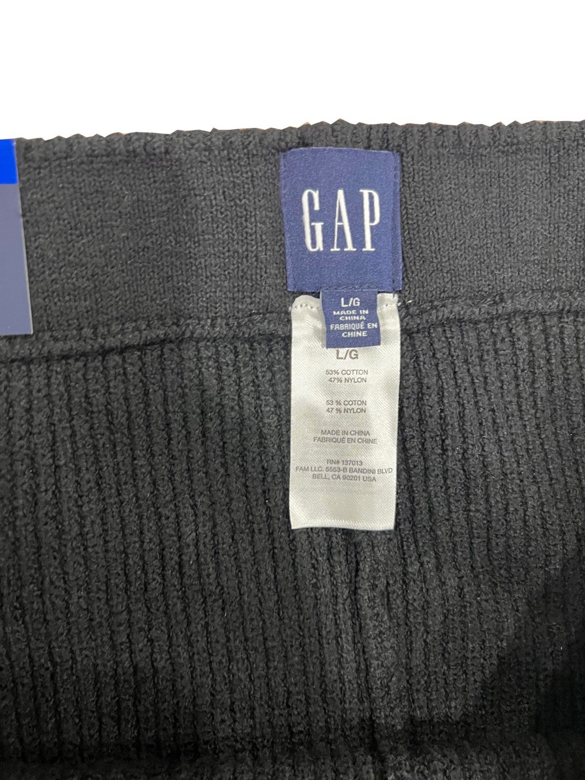 Gap Women's Black Soft Knitted Pant Size - L - Image 7