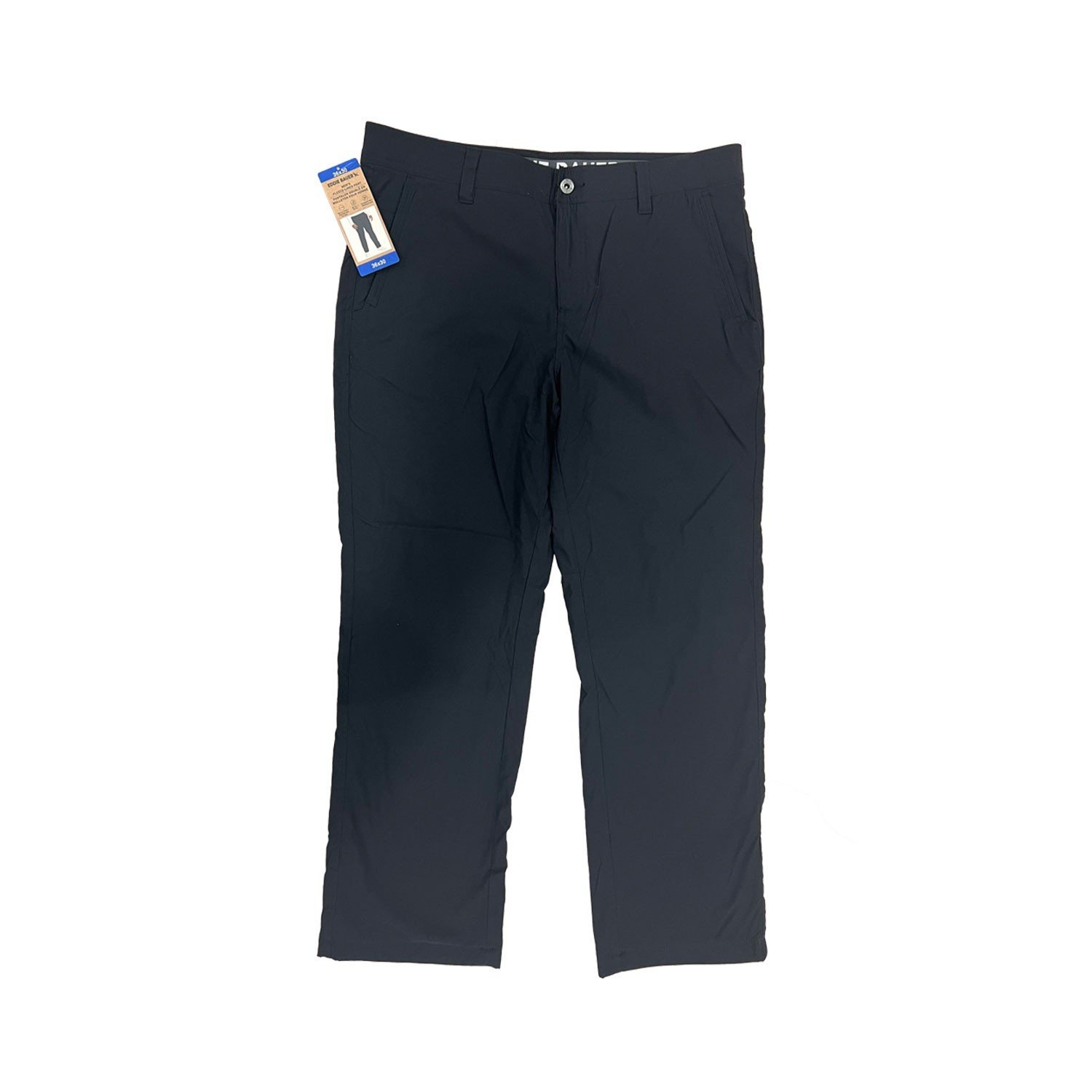 Eddie Bauer Men's Black Pant Fleece Lined Zippered Pocket (134) Size - 36 x 30 - Image 2