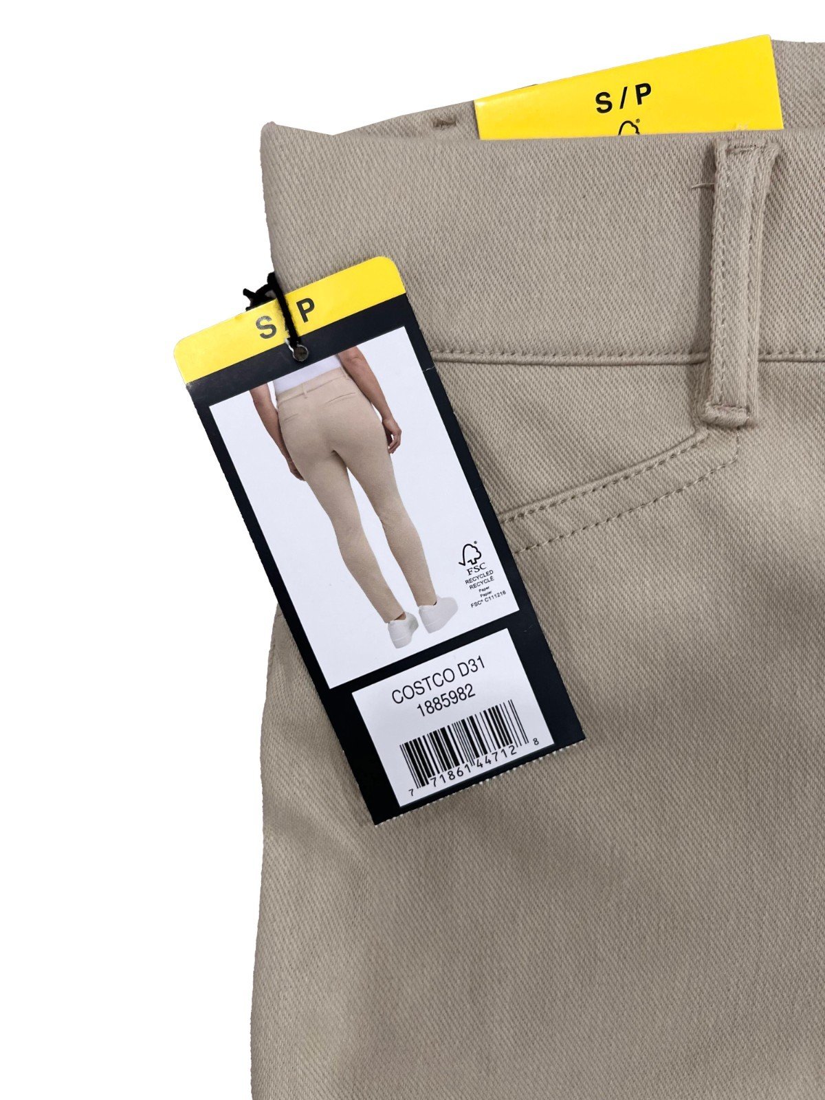 Stormpack Women's Tan Pant High-Waisted Stretch (155) - Image 7
