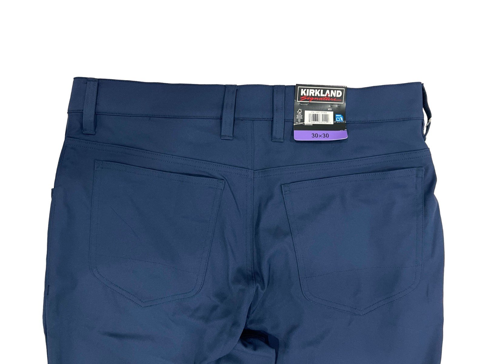 Krikland Men's Navy Blue Pant 5 Pocket (156) Size - 30x30 - Image 6