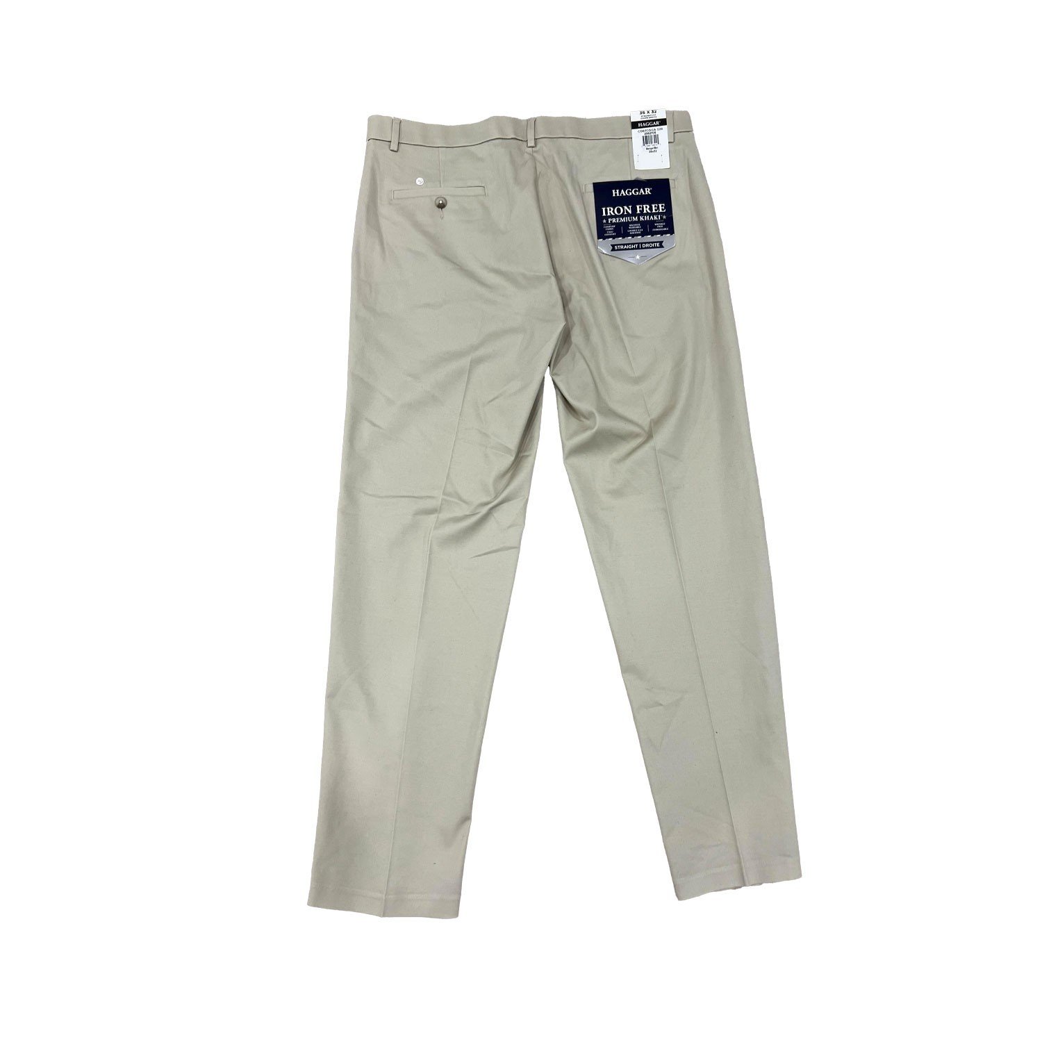 Hagger Men's Khaki Pant Iron Free Premium (157) Size - 36X32 - Image 3