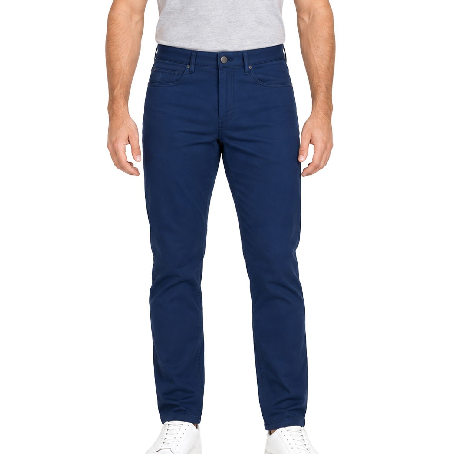 English Laundry Men's Navy Blue Pant 4 Way Stretch Fabric Straight Fit (158)