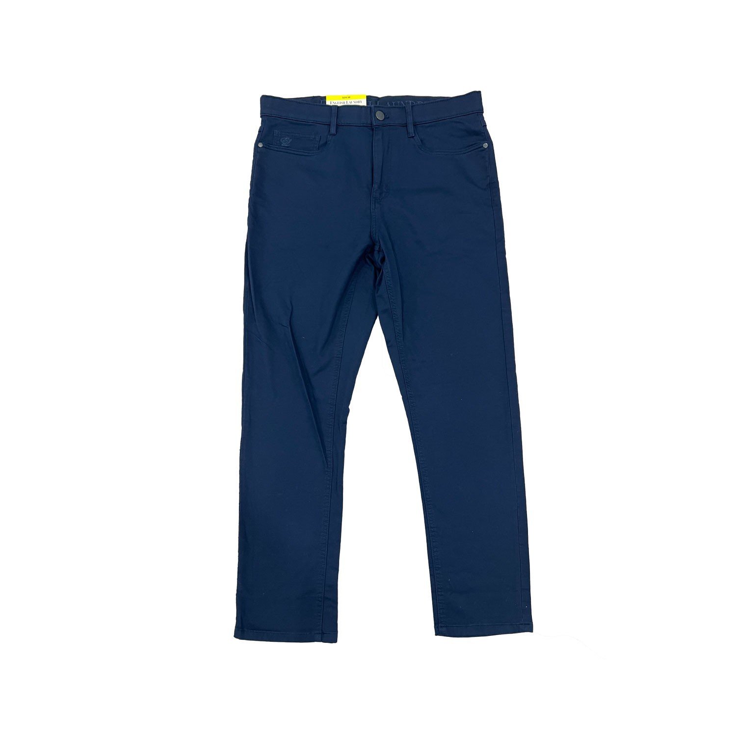 English Laundry Men's Navy Blue Pant 4 Way Stretch Fabric Straight Fit (158) - Image 2