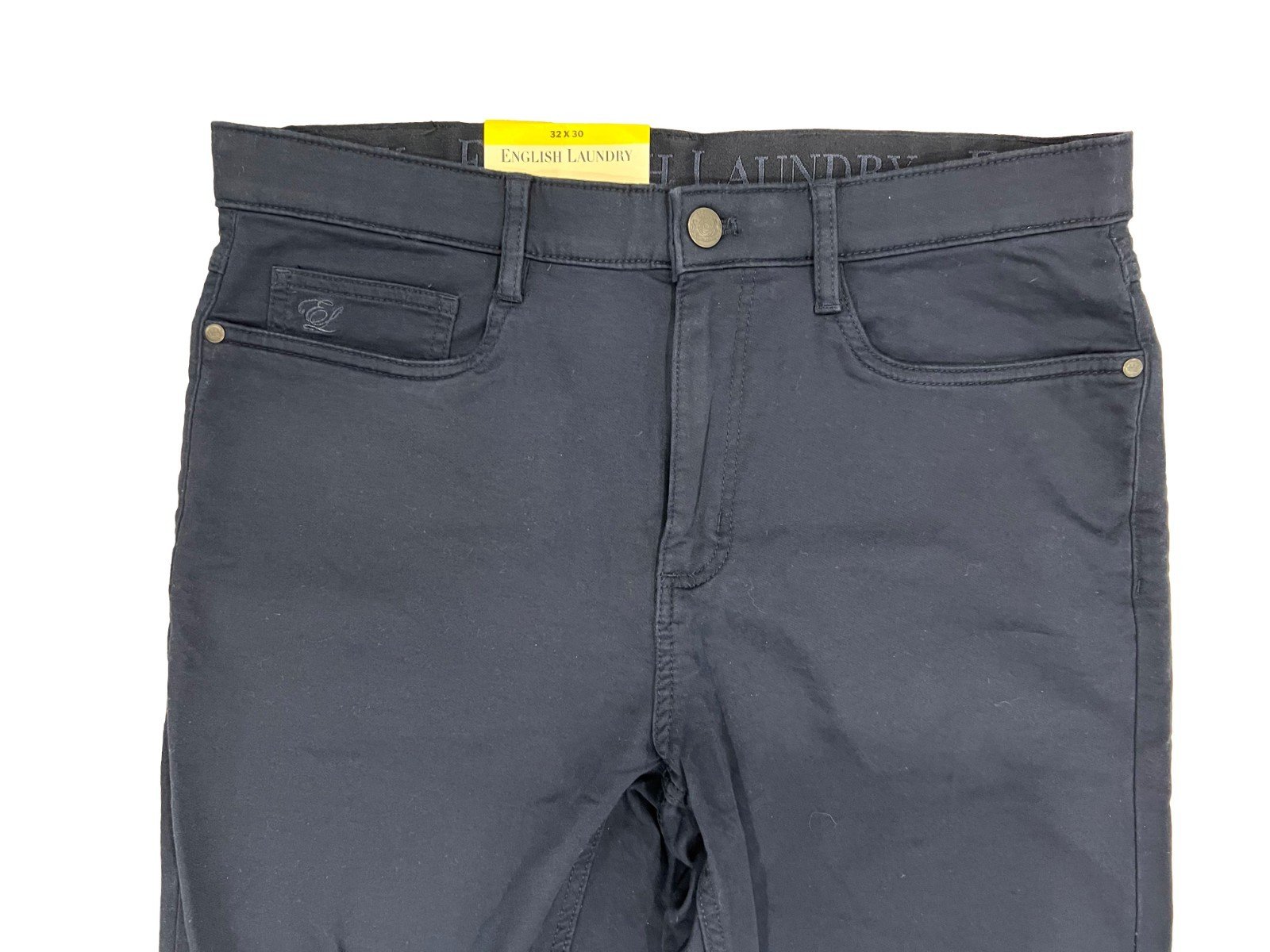 English Laundry Men's Navy Blue Pant 4 Way Stretch Fabric Straight Fit (158) - Image 5