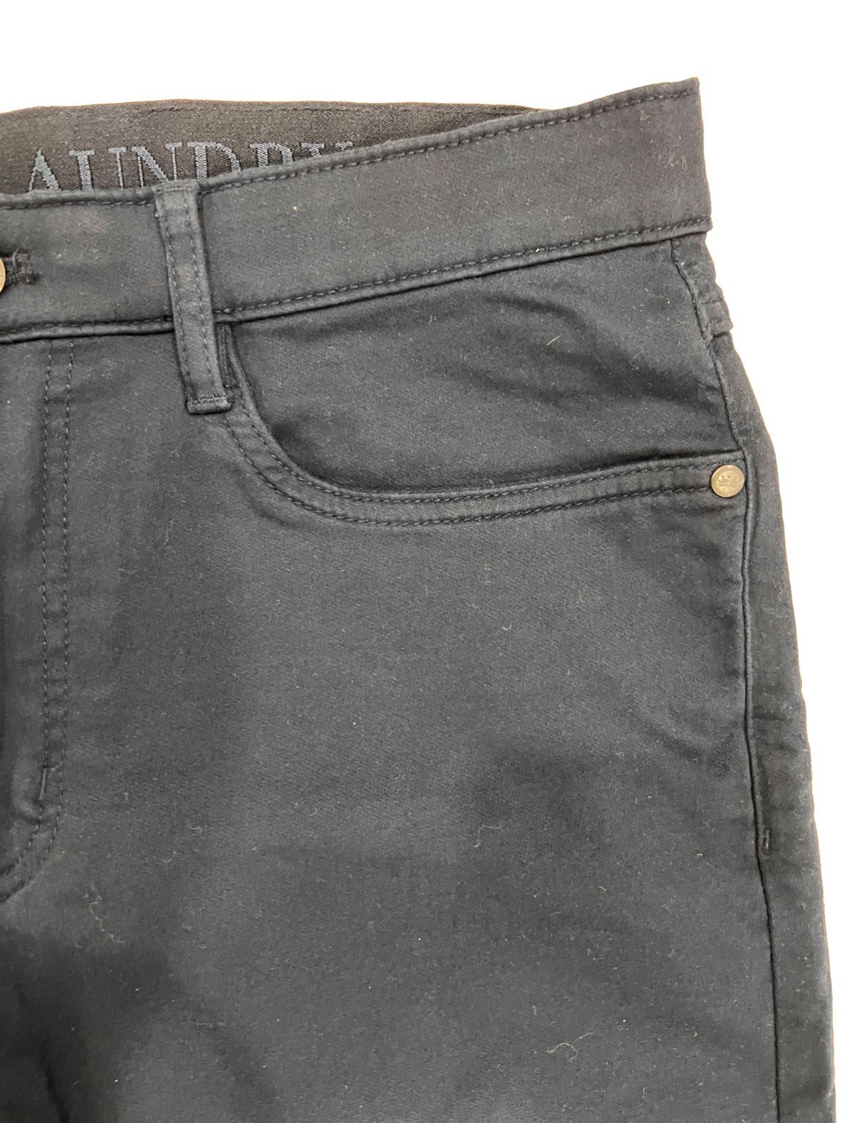 English Laundry Men's Navy Blue Pant 4 Way Stretch Fabric Straight Fit (158) - Image 7