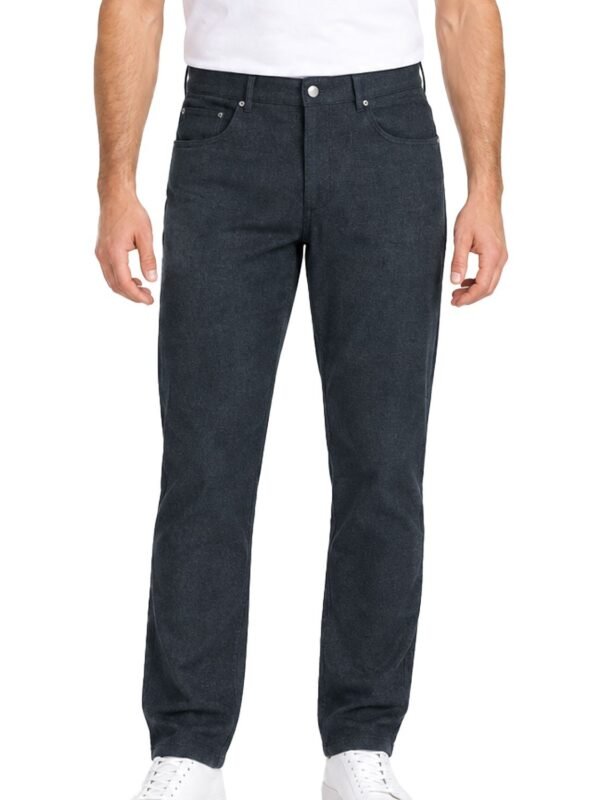 Krikland Men's Grey Pant Burshed Stretch Cotton 5- Pocket  (159) Size - 34X30